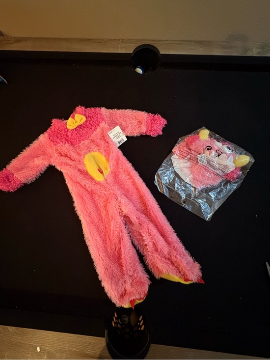 The Unbranded Brand Other - Pink Plush Bird Kids Halloween Costume with Hood